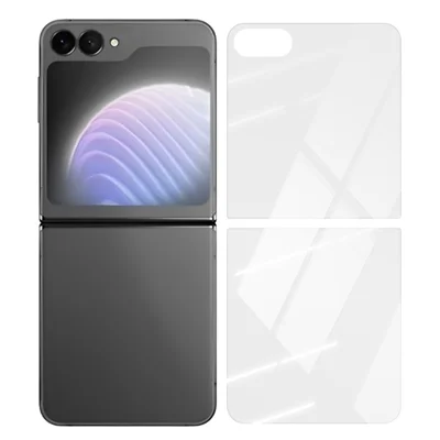 RURIHAI For Samsung Galaxy Z Flip7 FE 5G / Z Flip6 5G Screen Protector 0.26mm 2.5D High Aluminium-Silicon Glass Film