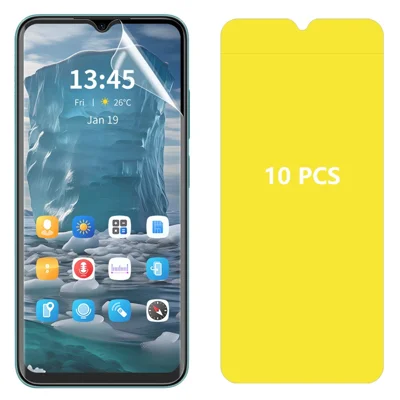 ENKAY HAT PRINCE 10Pcs For Motorola Moto E13 4G Screen Protector TPE+PET+TPU Hydrogel Protective Film