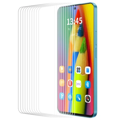 ENKAY HAT PRINCE 10Pcs For Xiaomi Redmi 13 5G / 4G Screen Protector Anti-fingerprint 9H Hardness Clear Film