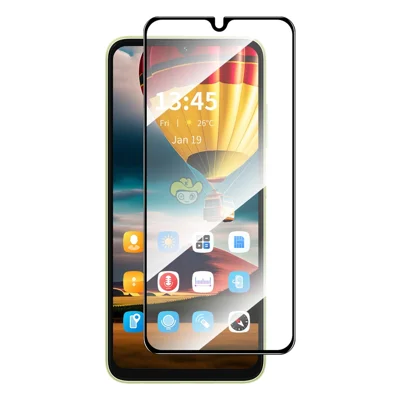 ENKAY HAT PRINCE For Xiaomi Poco C75 4G / Redmi 14R 5G / 14C 4G Screen Protector Anti-Explosion 9H Silk Printing 0.26mm Screen Film