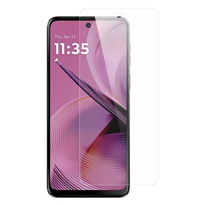AMORUS For Motorola Moto G55 5G Screen Protector 2.5D Arc Edge 9H High Aluminum-Silicon Glass Film