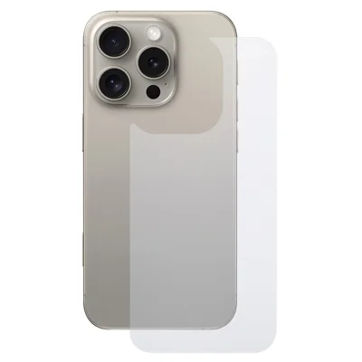 For iPhone 16 Pro Max Clear Back Screen Protector Explosion-Proof Cell Phone Rear Tempered Glass Film