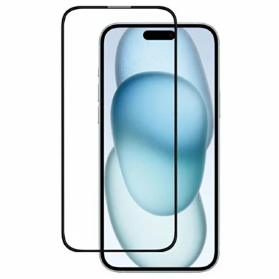 KZDOO For iPhone 16 Plus  /  15 Plus  /  14 Pro Max Anti-Dust Clear Screen Protector 3D Curved AB Glue Tempered Glass Film