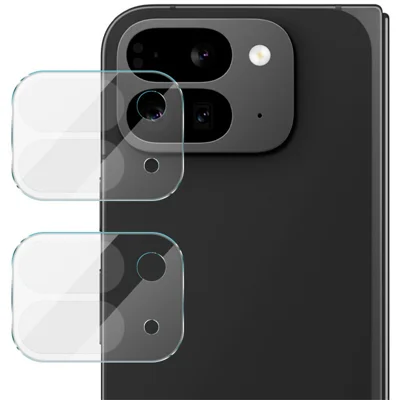IMAK 2 st/påse för Google Pixel 9 Pro Fold 5G Objektivskydd Ultra klart Härdat glas Objektivfilm