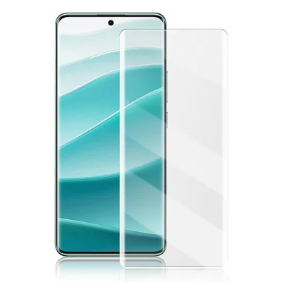 MOCOLO لشاومي ريدمي نوت 14 برو+ 5G / نوت 14 برو 5G / بوكو X7 5G واقي شاشة من الزجاج المقوى، فيلم سائل UV، تغطية كاملة منحنية ثلاثية الأبعاد