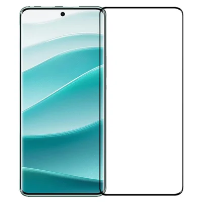 MOFI لجهاز Xiaomi Redmi Note 14 Pro+ 5G / Note 14 Pro 5G / Poco X7 5G واقي شاشة منحني ثلاثي الأبعاد بتقنية التصنيع الحراري، فيلم زجاج مقوى مع غراء كامل