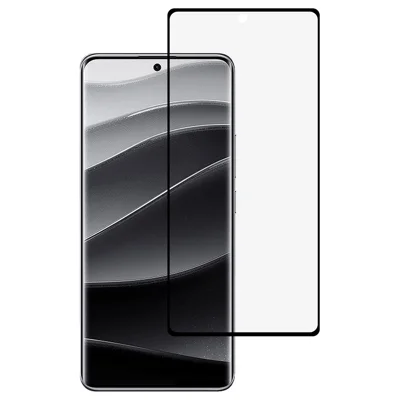 Voor Xiaomi Redmi Note 14 Pro+ 5G / Note 13 Pro+ 5G Transparante Screenprotector Zijlijm Gebogen Rand Gehard Glasfolie Ondersteuning Vingerafdrukontgrendeling