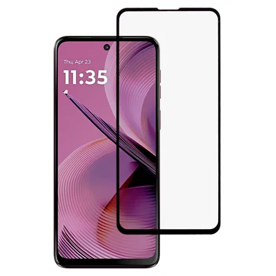 Voor Motorola Moto G55 5G Screenprotector 9D Randlijm Volledige Dekking Gehard Glasfolie