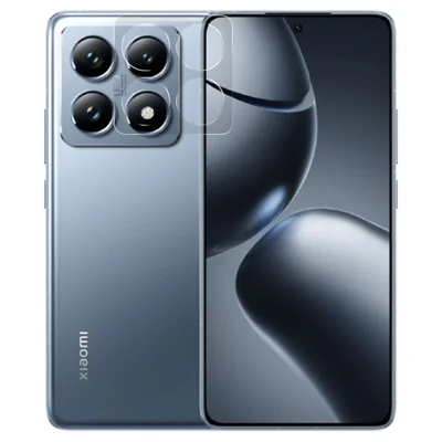 RURIHAI For Xiaomi 14T Pro Camera Lens Protector 3D Clear High Aluminum-Silicon Glass Lens Film