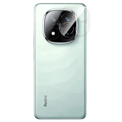 RURIHAI For Xiaomi Redmi Note 14 Pro 5G / Poco X7 5G Camera Lens Protector 3D Clear High Aluminum-Silicon Glass Lens Film