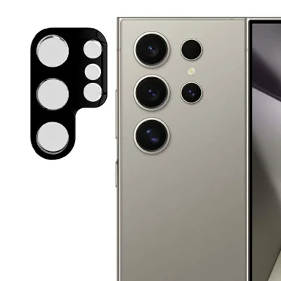 RURIHAI For Samsung Galaxy S25 Ultra Camera Lens Protector 3D Silk Printing High Aluminum-Silicon Glass Lens Film