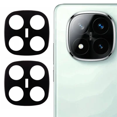 2Pcs For Xiaomi Redmi Note 14 Pro+ 5G Camera Lens Protector Silk Printing Tempered Glass Rear Lens Film