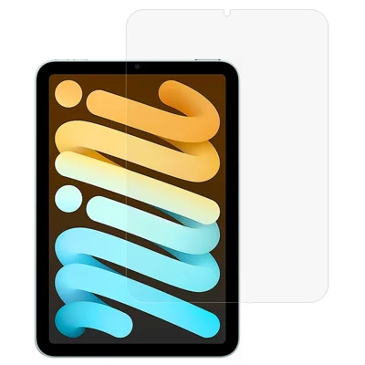 Til iPad mini (2024) / mini (2021) Skærmprotector 2.5D Lige Kant Modridskrænt Hærdforsøget Glas Fuld Dækning Film