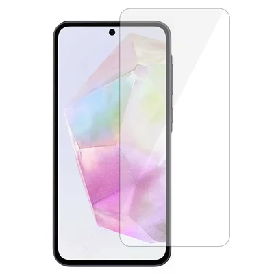 AMORUS For Samsung Galaxy A36 5G / A56 5G Screen Protector 2.5D Arc Edge 9H High Aluminum-Silicon Glass Film