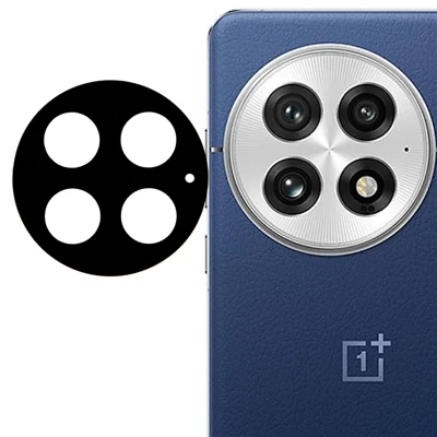 För OnePlus 13 Härdat Glas Objektivskydd Svart Silktryck Kameraobjektivfilm