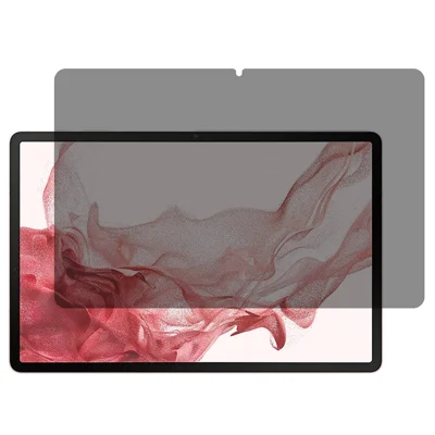 Anti-Spy Screen Protector for Samsung Galaxy Tab S10+ / Tab S9+ / Tab S8+ / Tab S7+ Tempered Glass 0.3mm Arc Edge Film