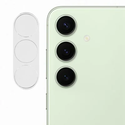 RURIHAI For Samsung Galaxy S25 Camera Lens Protector 3D Clear High Aluminum-Silicon Glass Lens Film