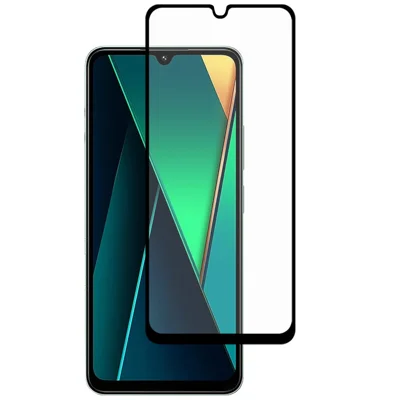 For Xiaomi Poco C75 4G / Redmi 14R 5G / Redmi 17C 4G / 14C 4G Screen Protector Silk Printing Full Glue Tempered Glass Screen Film