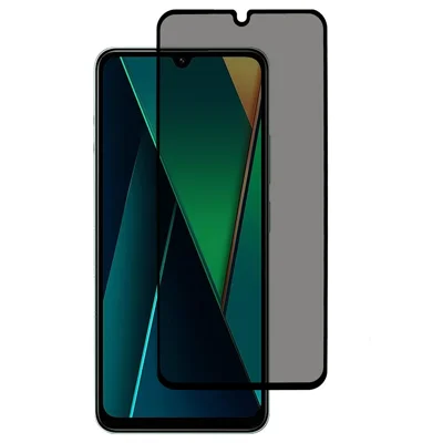 For Xiaomi Poco C75 4G / Redmi 14R 5G / Redmi 17C 4G / 14C 4G Anti-Peep Full Cover Screen Protector Silk Printing Tempered Glass Film