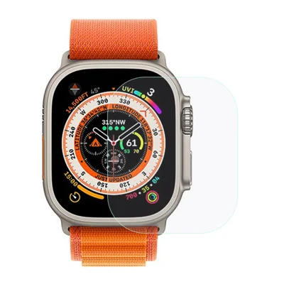 Gehärteter Glasscheiben-Schutz für Apple Watch Ultra 3 / Ultra 2 / Ultra 49 mm, 0,3 mm, HD-klar, explosionsgeschützt, ultradünn