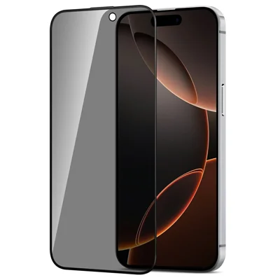 JOYROOM JR-MLG0282 For iPhone 16 Plus / 15 Plus / 14 Pro Max Anti-Spy Screen Protector 2.5D High Aluminium-Silicon Glass Film