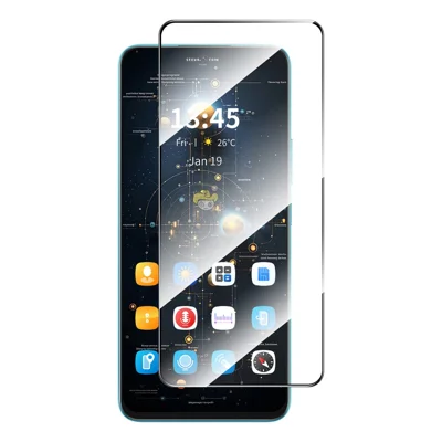 ENKAY HAT PRINCE For Oppo Find X8 5G   Screen Protector Anti-Explosion 9H Silk Printing 0.26mm Screen Film - Transparent