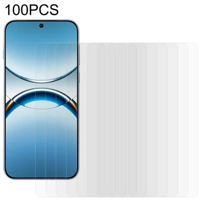 100Pcs For Oppo Find X8 5G Screen Protector Anti-Scratch Tempered Glass Film (No Package, with Wipes Set, Dust-absorber, Guide Sticker)