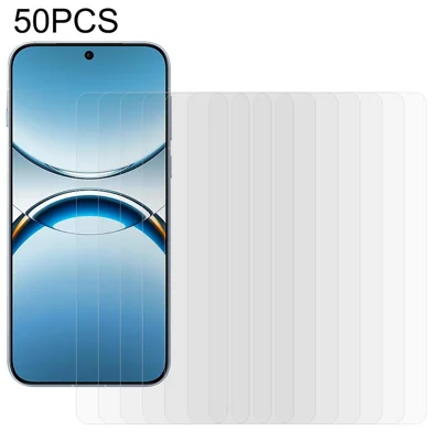 50Pcs For Oppo Find X8 5G Screen Protector Ultra Clear Full Glue Tempered Glass Film (No Package, with Wipes Set, Dust-absorber, Guide Sticker)