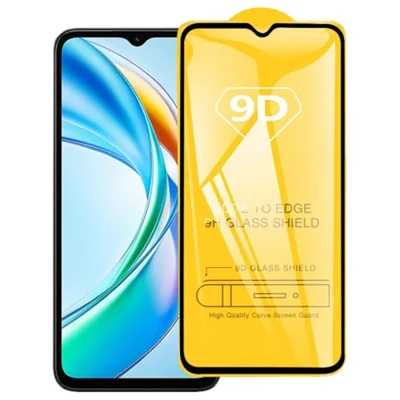 For Honor X5b Plus  /  X5b Screen Protector 9D Side Glue Full Covering Tempered Glass Film
