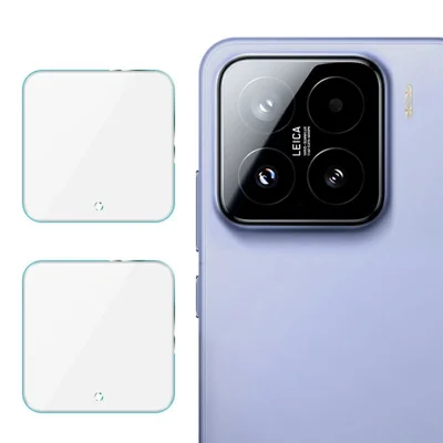 IMAK قطعتان / طقم لجهاز Xiaomi 15 / إصدار مخصص 15 حامي عدسة الكاميرا شفاف فائق زجاج مقسّى للفيلم