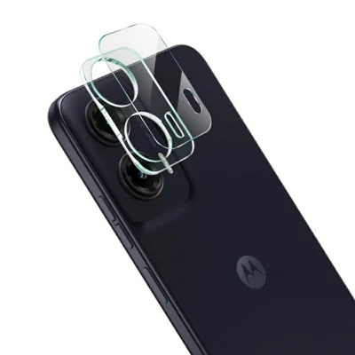 IMAK For Motorola Moto G35 5G Tempered Glass Camera Lens Protector + Acrylic Lens Cap