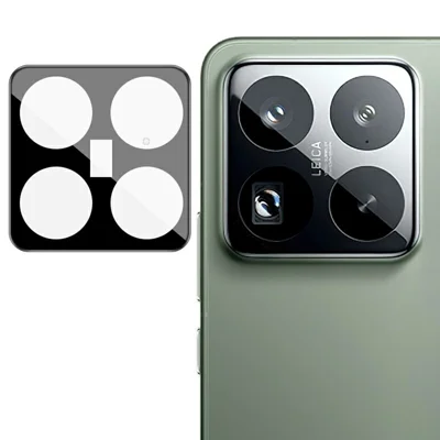 IMAK For Xiaomi 15S Pro / 15 Pro Camera Lens Protector Tempered Glass HD Clear Lens Film (Black Version)