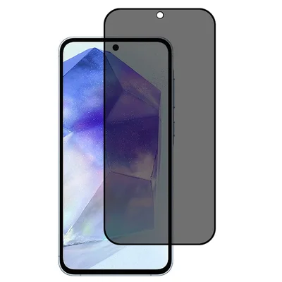 For Samsung Galaxy A36 5G / A56 5G Anti-Peep Full Covering Screen Protector Silk Printing Tempered Glass Film