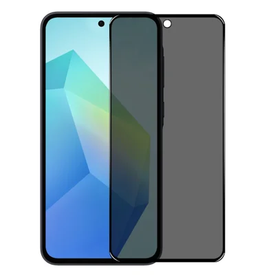 NORTHJO A++ For Samsung Galaxy A36 5G / A56 5G Privacy Screen Protector Silk Printing Full Glue Anti-Spy Tempered Glass Film