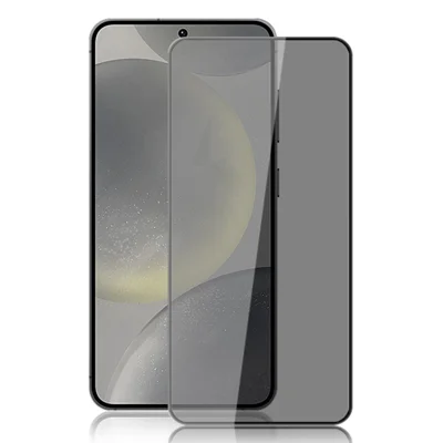 Bulk Purchasing MOCOLO For Samsung Galaxy S25 / S24 Screen Protector Anti Spy Silk Printing Tempered Glass Film - Black