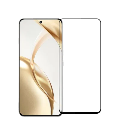 Voor Honor 300 Screenprotector MOFI JK-serie-1 Anti-explosie 9H Volledig Bedekkend Schermfolie (Volledige Lijm) - Zwart