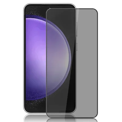 Bulk Purchasing MOCOLO For Samsung Galaxy S23 FE Screen Protector Anti Spy Silk Printing Tempered Glass Film - Black