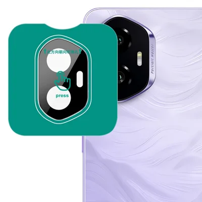 IMAK voor Honor 300 Gehard Glas Camera Lensbeschermer met Zelfpositionerend Frame (Zwarte Versie)