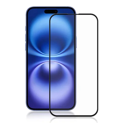 MOCOLO For iPhone 16 Screen Protector 3D Curved Tempered Glass HD Clear Full Glue Film