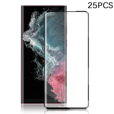 MOCOLO 25Pcs For Samsung Galaxy S22 Ultra 5G Screen Protector 3D Curved Tempered Glass Film