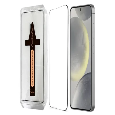 Til Samsung Galaxy S24+ Hærdet Glas HD Klart Skærmværn med Automatisk Støvafvisningsværktøj