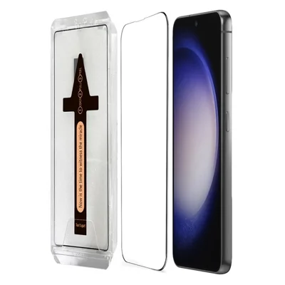 For Samsung Galaxy S23+ Tempered Glass HD Clear Screen Protector with Automatic Dust Removal Tool