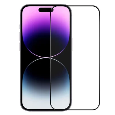 NORTHJO A+ Шелковая печать Full Screen Protector для iPhone 14 Pro Max, Высокий алюминиево-кремниевый стекло 0,3 мм 2,5D Анти-царапины Пленка