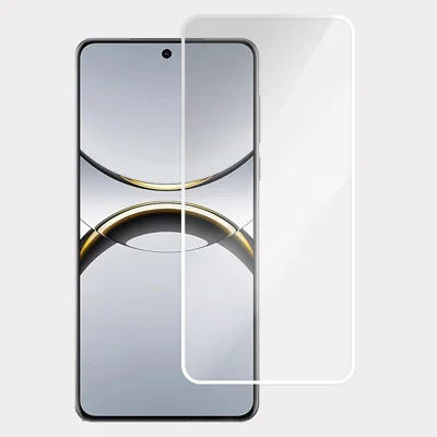 Screen Protector For Huawei Pura 70  /  Oppo Find X8 5G  /  Reno13 5G (Global) Full Glue Electroplated White Edge High Aluminum Silicone Glass Film
