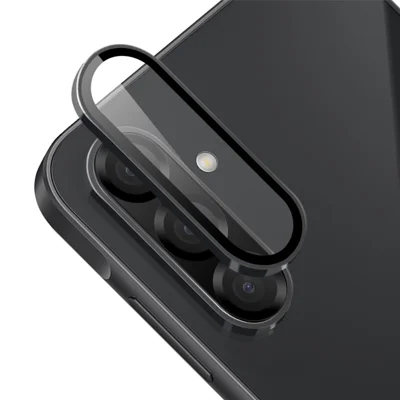 ENKAY HAT PRINCE For Samsung Galaxy A26 5G Camera Lens Protector  Metal Ring Lens Film - Black