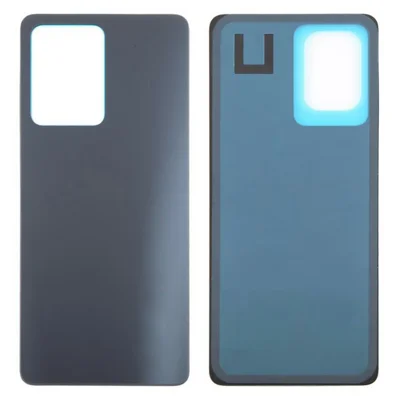 For Xiaomi Redmi Note 12 Pro 5G Back Battery Housing Cover Part (Without Logo) - Black