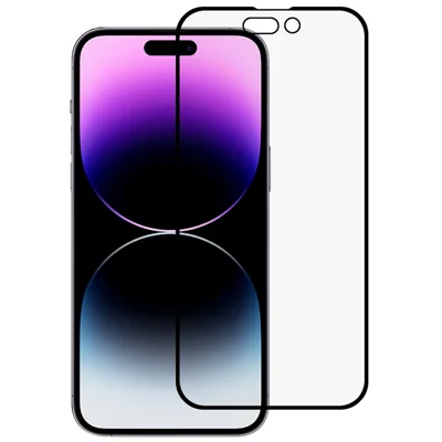 RURIHAI Para iPhone 14 Pro Protector de pantalla antiespía de cobertura total 0.26mm de vidrio de alta alúmina-silicio a prueba de roturas