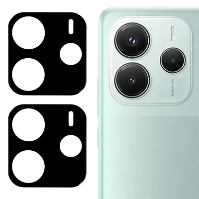 2Pcs For Xiaomi Redmi Note 14 5G Camera Lens Protector Silk Printing Lens Film 3D Arc Edge