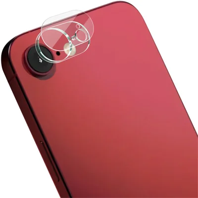 IMAK na iPhone 16e, ochronnik obiektywu aparatu ze wzmocnionego szkła + osłona obiektywu z akrylu