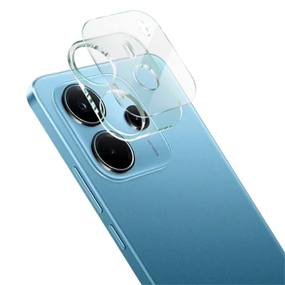 IMAK For Xiaomi Redmi Note 14 4G (163.25mm) Tempered Glass Camera Lens Protector + Acrylic Lens Cap
